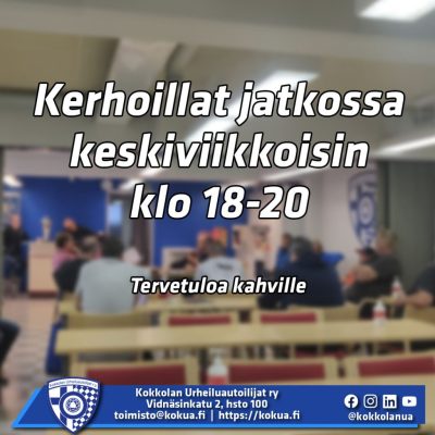 kerhoillat keskiviikkoisin